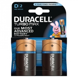 Батарейки Duracell Turbo Max D/LR20 2 штуки