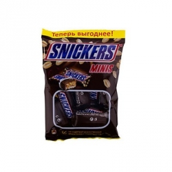  Шоколадный батончик Snickers мини 180 г