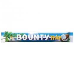 Шоколадный батончик Bounty trio 82.5 г