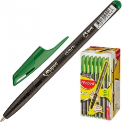 Ручка шариковая Maped Green Dark