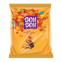 Конфеты Bon Bon мягкая карамель и нуга 1кг