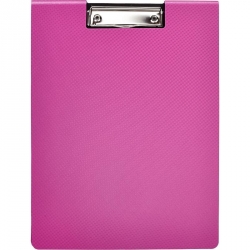 Папка-планшет с крышкой Attache Selection пластиковая розовая (2.3 мм)