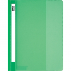 Папка-скоросшиватель Attache Selection прозрачная пластиковая А4 зеленая 