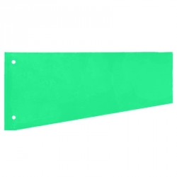 Разделитель листов Attache картонный 100 листов зеленый (230x120 мм)
