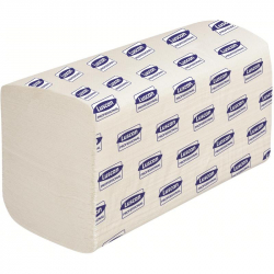 Полотенца бумажные листовые Luscan Professional V-сложения 1-слойные 15 пачек по 250 листов