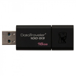 Флеш-память Kingston DataTraveler 100 G3 16Gb USB 3.0 черная