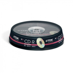 Диск CD-R TDK 700 Mb 52x (10 штук в упаковке)