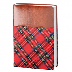 Ежедневник датированный на 2018 год InFolio Scotland искусственная кожа А5 176 листов красный (140x200 мм)