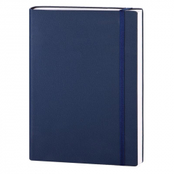 Ежедневник датированный на 2018 год InFolio Bland&Skin искусственная кожа А5 176 листов синий (140x200 мм)