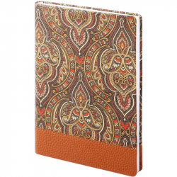 Ежедневник датированный на 2018 год InFolio Oriental искусственная кожа А5 176 листов оранжевый/коричневый (140x200 мм)