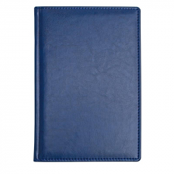 Ежедневник датированный на 2018 год Attache Небраска искусственная кожа А5 176 листов синий (148х218 мм)