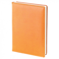 Ежедневник недатированный Attache Velvet искусственная кожа А5 160 листов оранжевый (140х200 мм)