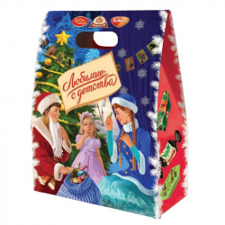 Новогодний сладкий набор Любимые с детства Ярмарка чудес в картонной упаковке 550 г