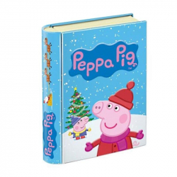 Новогодний сладкий набор Свинка Пеппа в жестяной упаковке 300 г