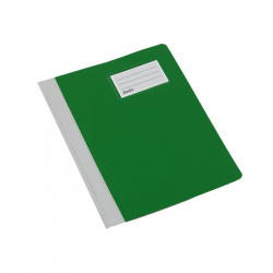 Папка-скоросшиватель Bantex Manager (A4, зеленый, с отделением д/визитки) 