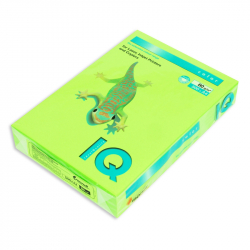 Бумага цветная IQ Color (А4, 80 г/м2, NEOGN-зеленый неон, 500 листов), 