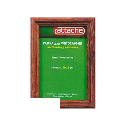 Рамка для сертификатов Attache 15-20см (дерево, акриловое стекло, настольная) 