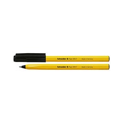Ручка шариковая одноразовая Schneider Tops (черный ст. 0,3мм) 