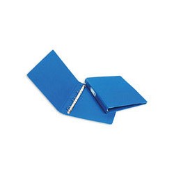 Папка на 4-х кольцах Bantex картон/пластик 35 мм синяя