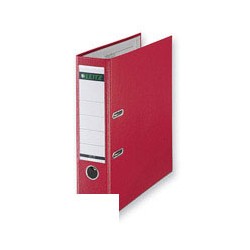 Папка-регистратор с арочным механизмом A4 Leitz L-1010 (80мм, красная, вертикальная, 50шт/уп) 