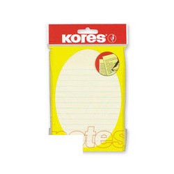 Бумага для заметок Kores (желтая в линейку, 100 -150, 100 листов) 