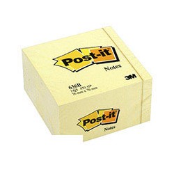 Блок-кубик 3M Post-it 636-В (76 -76мм, желтый) 