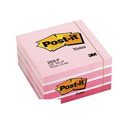 Блок-кубик 3M Post-it 2028-P (76 -76мм, 5 цветов розовая пастель) 