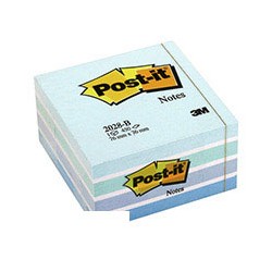 Блок-кубик 3M Post-it 2028-B (76 -76мм, 5 цветов голубая пастель) 