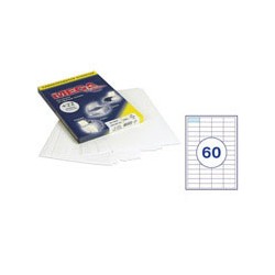 Этикетки MEGA Label (48,5*19мм, белые, 60шт. на листе A4, 100 листов) 