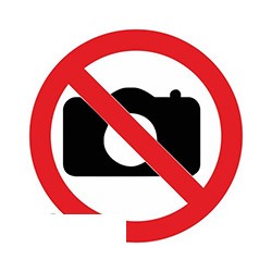 Фотографировать запрещено (плёнка ПВХ, D150) 