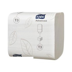 Бумага туалетная листовая Tork Advanced Т3 114271 2сл. 242 л/уп 