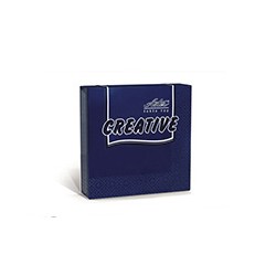 Салфетки Aster Creative (33х33см, синие, 3-х слойные, 20 штук в упаковке) 