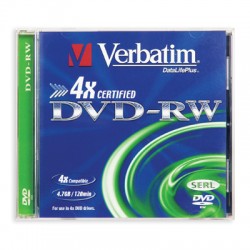Носители информации Verbatim DVD-RW43285