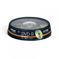 Носители информации TDK DVD-R 4,7 GB 16x CB/10