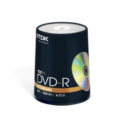 Носители информации TDK DVD-R 4,7 GB 16x CB/100