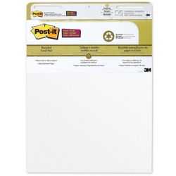  Бумага для флипчартов Post-it 63.5х76.2 см белая 30 листов (90 г/кв.м, 2 блока в упаковке) 