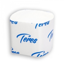 Туалетная бумага листовая Тeрес 2-слойная 40 пачек по 250 листов