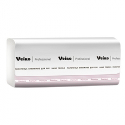 Полотенца бумажные листовые Veiro Prof F1 Premium KV306 V-сложения 2-слойные 15 пачек по 200 листов