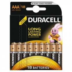 Батарейки Duracell Basic ААA/LR03 18 штук