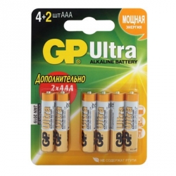 Батарейки GP Ultra AAА 6 штук