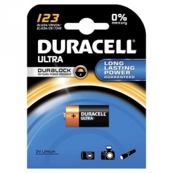 Батарейки Duracell Ultra CR123 для фотоаппаратов литиевые 1 штука