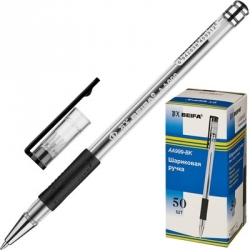 Ручка шариковая Beifa AA999 черная (толщина линии 0.5 мм)