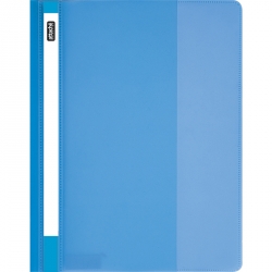 Папка-скоросшиватель Attache Selection прозрачная пластиковая А4 голубая