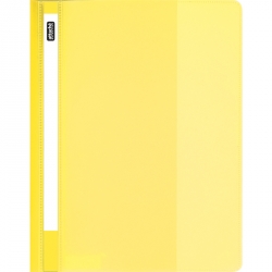 Папка-скоросшиватель Attache Selection прозрачная пластиковая А4 желтая 