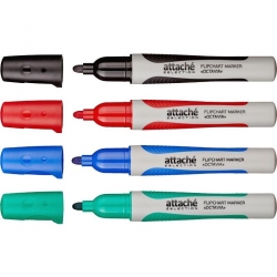 Набор перманентных маркеров Attache Selection Octavia, 2-3 мм, 4 шт.