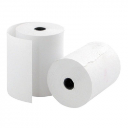 Чековая лента ProMega из офсетной бумаги 76 мм x 50 мм (диаметр втулки 12 мм, 12 штук в упаковке)