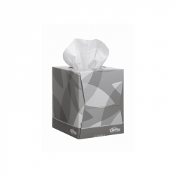 Салфетки косметические Kimberly Clark для лица 2-слойные белые (12 коробок по 90 листов, артикул производителя 8834)