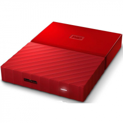 Внешний жесткий диск WD My Passport 1Tb (WDBBEX0010BRD) USB 3.0 красный