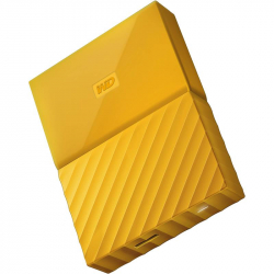 Внешний жесткий диск WD My Passport 1Tb (WDBBEX0010BYL) USB 3.0 желтый