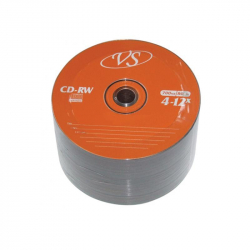 Диск CD-RW VS 700 Mb 4-12x (50 штук в упаковке)